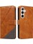 Samsung Galaxy S24 Artı Deri Telefon Koruma Çantası ile Flip Case (Yurt Dışından) 3