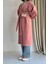 Oversize Pembe Kaşe Kap Kaban 1
