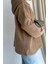 Kapşonlu Camel Sweatshirt 3