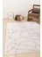 Farahan Krem Gri Geometrik Tozumaz Salon Koridor Balkon Teras Bahçe Oturma Odası Halısı A0858A 1