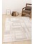 Farahan Gri Bej Geometrik Tozumaz Salon Koridor Balkon Teras Bahçe Oturma Odası Halısı A0860A 1
