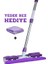 Yer Mopu Paspas Fayans Duvar Yüzey Temizlik Mikrofiber Mop + Yedek Bez Hediye 5