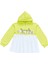 Kız Çocuk Perfect Yazı Desenli Kapüşonlu Bilekleri Lastikli Fıstık Yeşili Renk Sweatshirt 1