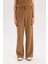 Wide Leg Kışlık Pantolon Beli Lastikli Bağcıklı Geniş Bol Paça D9815AX24WN 4