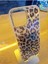 Apple iPhone 12 Pro Max Uyumlu Leopar Desen Hologramlı Kılıf Darbe Korumalı Kapak 4