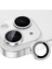iPhone 15 ve iPhone 15 Plus Uyumlu Çizilmeye Dayanıklı Kamera Lens Koruyucu 2