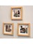 Yapışkanlı Sök-Tak Paspartulu Ahşap 14X14CM Pola Kare Fotoğraf Çerçevesi - 3'lü Paket 2