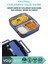 Bento 1000ML Lunchbox Yeni Koleksiyon Tek Katlı 3 Bölmeli Paslanmaz Çelik Sefer Tası Yemek Kutusu 3