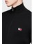 Yün Karışımlı Slim Fit Dik Yaka Fermuarlı Sweat Erkek Sweat DM0DM19435 Bds 4