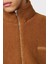Regular Fit Dik Yaka Fermuarlı Teddy Polar Sweat Erkek Sweat MW0MW37228 Hjw 4