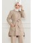 Düğme Detaylı Takım Bej 19223 2