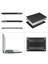 Apple MacBook Pro 14 M4 Çipli 2024 Darbelere Dayanıklı Ön Arka Clear Parlak Kapak Kılıf A3112 A3185 A3401 5