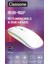 RGB-102F Rgb Işıklı, Efektli, Silent-Sessiz, Rf Kablosuz, Bluetooth Mouse - Beyaz 3