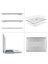 Apple MacBook Pro 14 M4 Çipli 2024 Darbelere Dayanıklı Ön Arka Clear Parlak Kapak Kılıf A3112 A3185 A3401 5