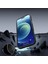 Apple iPhone 16 Uyumlu Kılıf Wiwu DCC-205 Magsafe Şarj Özellikli Aramid Fiber Tasarım Kevlar Kapak Siyah 5
