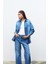 Açık Mavi %100 Cotton Gömlek Pantolon Takım 5