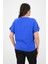 Kadın Büyük Beden Yan Bağlama Detaylı Bluz 1860-25 5