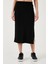 Regular Fit Midi Boy Fitilli Yırtmaçlı Triko Etek Bayan Etek 24K0229K1 2