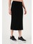 Regular Fit Midi Boy Fitilli Yırtmaçlı Triko Etek Bayan Etek 24K0229K1 4