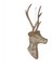 Yılbaşı Süsü Geyik Büstü Gold 21 cm 2