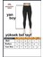 Kadın Siyah Tayt Yüksek Bel Toparlayıcı Tam Boy Modern ve Dinamik Stil, HB11021 5