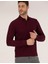 Erkek Bordo Slim Fit Basic Sweatshirt 50276035-VR014 3