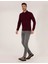 Erkek Bordo Slim Fit Basic Sweatshirt 50276035-VR014 4