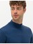 Erkek İndigo Melanj Slim Fit Yarım Balıkçı Yaka Basic Triko Kazak 50276161-VR155 3