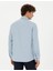Erkek Mavi Regular Fit Uzun Kollu Gömlek 50275625-VR036 5