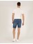Erkek Koyu Mavi Slim Fit Jean Şort 50267835-VR032 4
