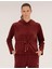 Kadın Bordo Comfort Fit Kapüşonlu Sweatshirt 50254073-VR014 1