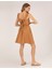Kadın Camel Regular Fit Dokuma Elbise 50262624-VR015 5
