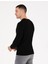 Erkek Siyah Slim Fit Bisiklet Yaka Basic Triko Kazak 50270179-VR046 5