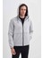 1011 Kapşonlu Içi Polar Astarlı Unisex Yağmurluk Micro Mon 1