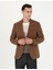 Erkek Kiremit Slim Fit Yün Karışımlı Ceket 50276921-VR031 3