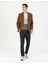 Erkek Kiremit Slim Fit Yün Karışımlı Ceket 50276921-VR031 4