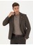 Erkek Kahverengi Yün Karışımlı Slim Fit Ceket 50273163-VR029 1