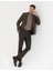 Erkek Kahverengi Yün Karışımlı Slim Fit Ceket 50273163-VR029 4