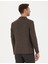 Erkek Kahverengi Yün Karışımlı Slim Fit Ceket 50273163-VR029 5