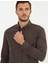 Erkek Kahverengi Regular Fit Uzun Kollu Gömlek 50259512-VR029 3