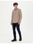 Erkek Bej Slim Fit Uzun Kollu Gömlek 50274660-VR011 4
