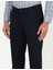 Erkek Lacivert Regular Fit Çizgili Kanvas Pantolon 50259717-VR033 5