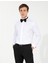 Erkek Beyaz Slim Fit Smokin Gömlek 50256439-VR013 1