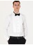 Erkek Beyaz Slim Fit Smokin Gömlek 50277128-VR013 1