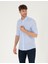 Erkek Açık Mavi Slim Fit Uzun Kollu Gömlek 50268183-VR003 1