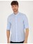 Erkek Açık Mavi Slim Fit Uzun Kollu Gömlek 50268183-VR003 2