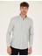 Erkek Haki Slim Fit Uzun Kollu Gömlek 50272323-VR027 2