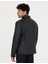 Erkek Lacivert Suni Deri Ceket 50280282-200 5