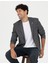 Erkek Füme Slim Fit Keten Karışımlı Blazer Ceket 50277318-VR058 1