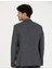 Erkek Füme Slim Fit Keten Karışımlı Blazer Ceket 50277318-VR058 5